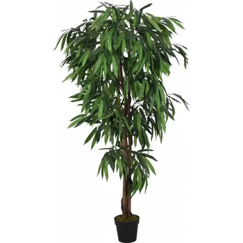 umělá květina Umělý mangový strom v plastovém květináči, výška 150 cm, barva Bylina