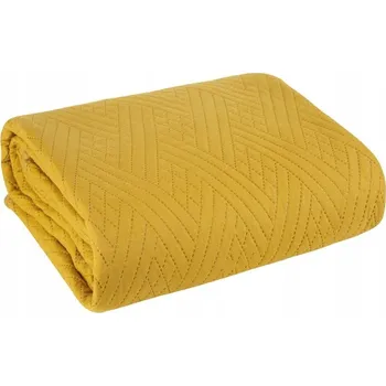 Přehoz na lůžko Přehoz na postel Eurofirany polyester 170 cm x 210 cm žlutý