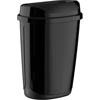 Obraz Odpadkový koš Stella 12l s otevíratelným víkem ABS 20.310-B černý