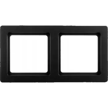 vypínač Rámeček dvojitý Hager černý