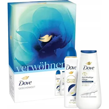 Dove ROZMAZLUJÍCÍ SADA DEODORANT Antiperspirant Original + KRÉM na ruce a tělo 225ml