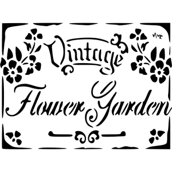 Šablona plastová pro kreativní tvoření - A4 - VG19