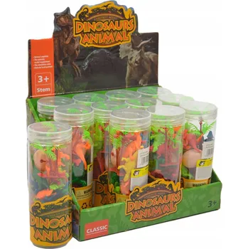 Figurka 551879 DINOSAUŘI V TUBĚ 18 KS FIGURKA DINOSAURUS