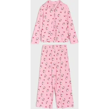 Sinsay - Dvoudílná pyžamová souprava Hello Kitty - růžová - 578GT-30X - 578GT-30X-158