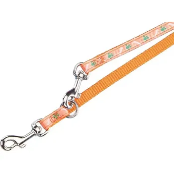 Vodítko pro psa Nobby MINI textilní vodítko 200cm / 10mm oranžová