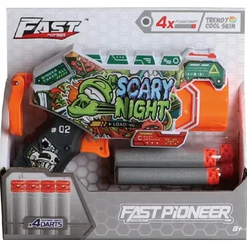 Dětská zbraň PAKTAT pistole kids s 4 pěn. náboji Scary Night BH129