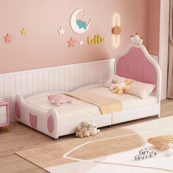 Postel Jednolůžková dřevěná postel Arhatreya 90x200 cm bílá