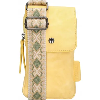 Kabelka Beagles dámska crossbody taška na mobil Malaga - světle žlutá