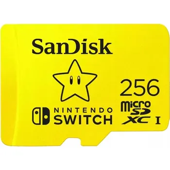Paměťová karta Paměťová karta SanDisk Nintendo microSDXC 256 GB 100 / 90 MB/s V30 U3