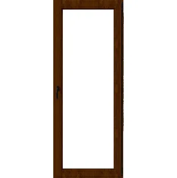 Vchodové dveře Solid Elements Premium Balkonové dveře OS 1, 80 P, 80 × 200 cm, trojsklo, 6 komor, pravé, dub zlatý W2GDBCZTK2.0021