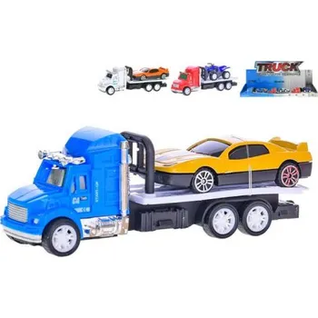 autíčko M.T. Nákladní auto 12,5 cm na setrvačník s vozidlem - různé barvy Barva: Bílá