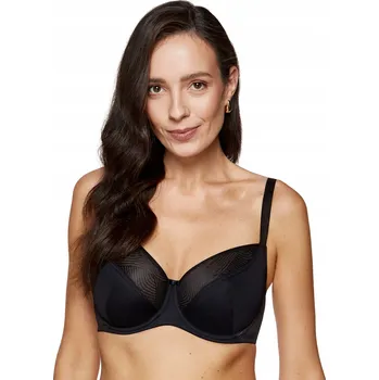 Podprsenka GORTEKS Laurel podprsenka s měkkými košíčky a geometrickým vzorem 90D