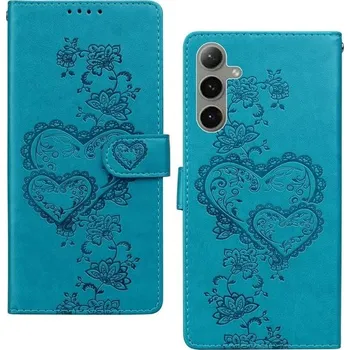 Pouzdro na mobilní telefon Kožené pouzdro BOLELAW pro Samsung Galaxy S24 FE s [magnetickým zapínáním] [funkcí stojánku] [sloty