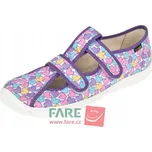Dětské pantofle Fare papuče zip, fialové, velikost 37