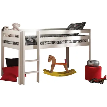 Dětská postel Vipack Dřevěná patrová postel Pino 90 x 200 cm