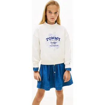 Chlapecká mikina Dětská mikina Tommy Hilfiger KG0KG08992.128.176.PPY2 bílá 00X, vel. 128