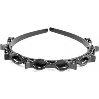 Čelenka do vlasů s pinetkami Barva: černá