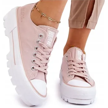 Dámské tenisky PLÁTĚNÉ TENISKY BIG STAR LL274151 NUDE 37