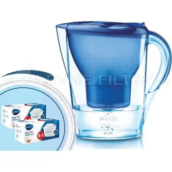 Filtrační konvice Brita Marella cool modrá 2,4l + 12 filtrů Maxtra