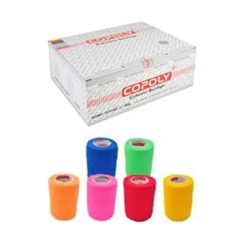 Obinadlo elast. CoPoly 7,5cm x 4,5m MIX NEON 12ks