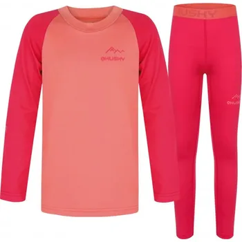 Dětské termoprádlo Husky Dětské termoprádlo Active winter Tombo light orange/pink