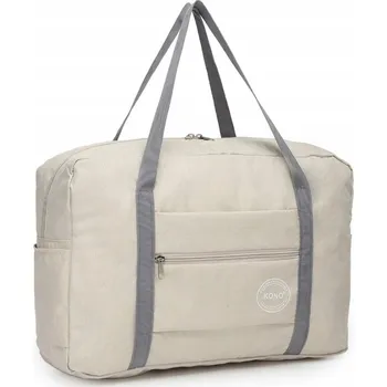 KONO skládací voděodolná cestovní taška - 20L - béžová EQ2256-BG