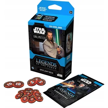 Sběratelská karetní hra Star Wars Unlimited: Legendy Síly - Balíček Qui-Gon Jinn PŘEDOBJEDNÁVKA