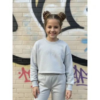 Chlapecké oblečení Dětská tepláková mikina VSB IWY šedá