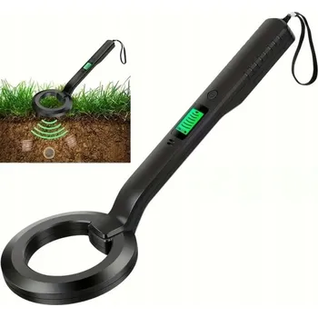 Detektor kovů Vysoce Citlivý Ruční Detektor Kovů s LCD displej, Přenosný, na Baterie