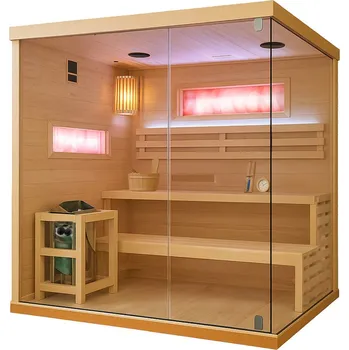 BPS-koupelny Finská sauna Relax HYD-6195 180x160, 4-5 osob