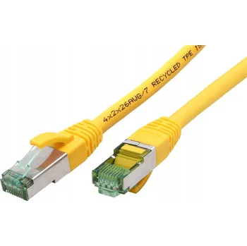 Síťový kabel Patchcord Roline S/FTP 6a RJ45 / RJ45 2 m žlutý