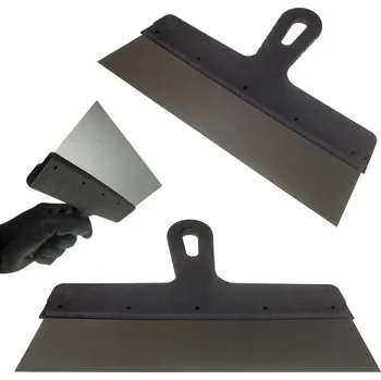 ŠPACHTLE NA SÁDROVÉ STĚRKY, MALÍŘSKÁ ŠPACHTLE TRAPÉZOVÁ NEREZOVÁ - 300 MM