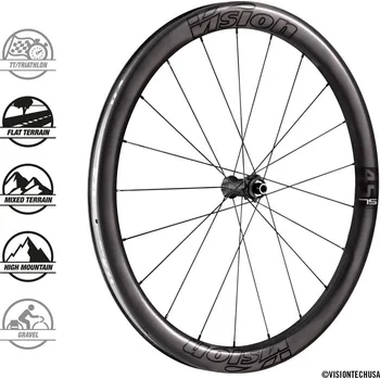 Zapletené kolo VISION zapletené kolo přední METRON45 SL DB-CL CH-TL