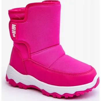 Dívčí zimní obuv SNĚHULE dětské zimní boty zateplené BIG STAR na suchý zip MM374121 32