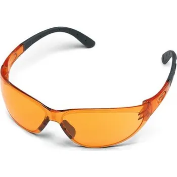 Ochranné brýle CONTRAST, oranžové, STIHL (00008840364) (Ochranné brýle Stihl ve výrazné oranžové barvě. S barevnými skly, nezamlžují se, odolné proti poškrábání a s boční ochranou. Polstrované konce ramínek. Poskytují 100% ochranu před ultrafialovým zářen