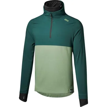 Cyklistická bunda IXS Carve 1.0 hooded jersey, duckgreen-sage, XL XL