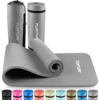 TUNTURI Podložka na cvičení NBR 180cm ŠEDÁ