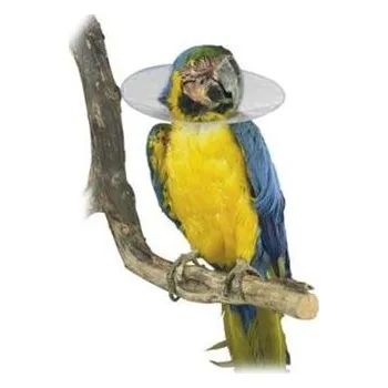 Ochranný límec pro zvířata Límec ochranný plastový Bird Collar pro ptáky 14cm