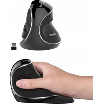 Drátová myš DeLux M618 Stříbrná, optický senzor