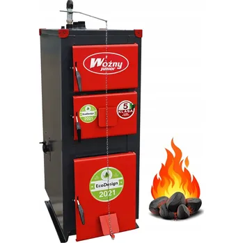 Krbová kamna Kamna Woźny Junior jednopalivový ocelový na černé uhlí 13 kW