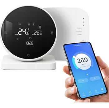 Termostat Termostat TUYA WiFi 16A NC NO pro ventily, kamna, čerpadlo ÚT, bojler, vyhřívací podložka