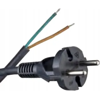 elektrický kabel ELEKTRO-PLAST Přívodní kabel W-6 H05RR-F 2x1.0mm2 3m