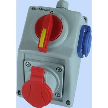 Elektromet Instalační sada s OI odpojovačem 1x16A 4P 400V, 1x16A 250V IP54 (971615)