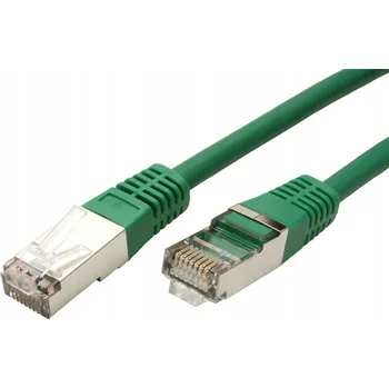 Síťový kabel ROLINE S/FTP patchkabel kat. 5e, 3m, zelený