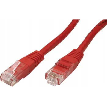 Síťový kabel Value PatchCord UTP Kat.6 5m Červený (Červený = Červená)