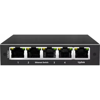Switch Switch Rozbočovač LAN 5 Portů Gigabit Ethernet RJ45 1000 MB pro Internet