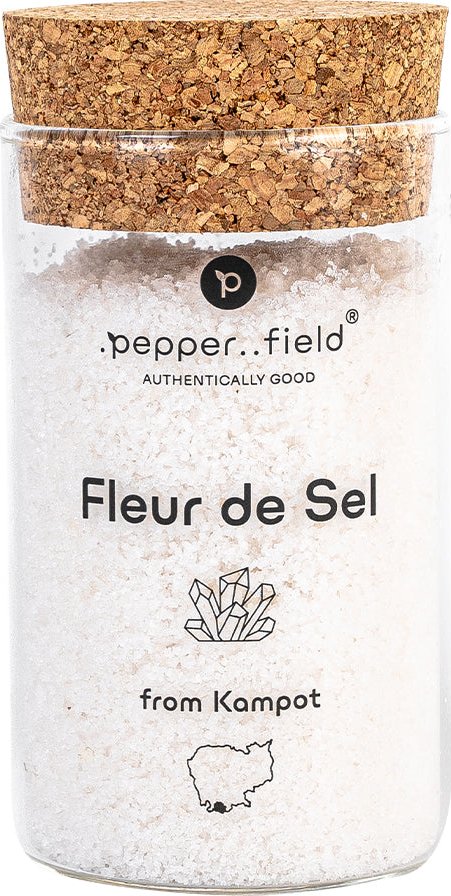 Solný květ – Fleur de Sel ve skleněné dóze