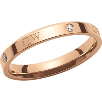 Prsten Daniel Wellington Originální bronzový prsten s krystaly Classic Lumine DW004002 48 mm + 2 měsíce na vrácení zboží