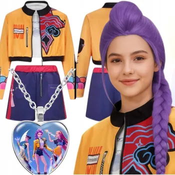 Karnevalový kostým Demon Hunters kpop Rumi kostým cosplay lovkyně démonů 140 cm převlek