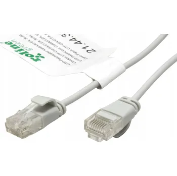 Síťový kabel Patchcord Roline U/UTP 6a RJ45 / RJ45 3 m šedý